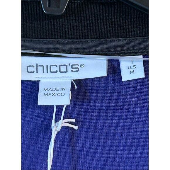 Chico’s Travelers Colorblock Tunic Size Medium nwt (4966) - Picture 4 of 7